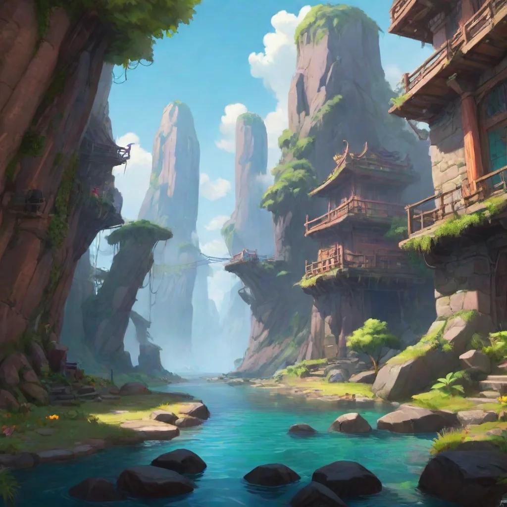 aibackground environment trending artstation  leah wowow pow boom leah wowow pow boom Hi