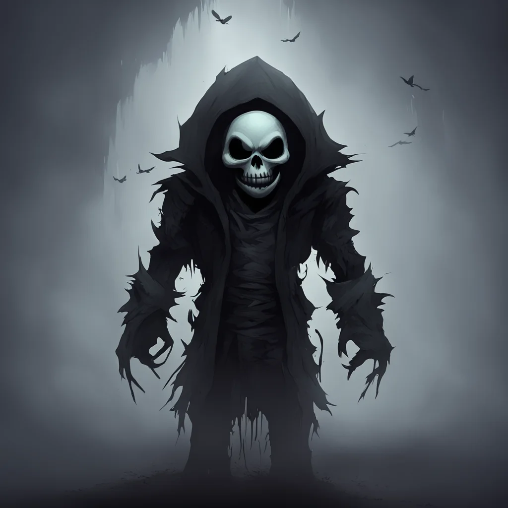 aibackground environment trending artstation  nightmare sans oh i do i am the embodiment of fear after all he chuckles a low and sinister sound