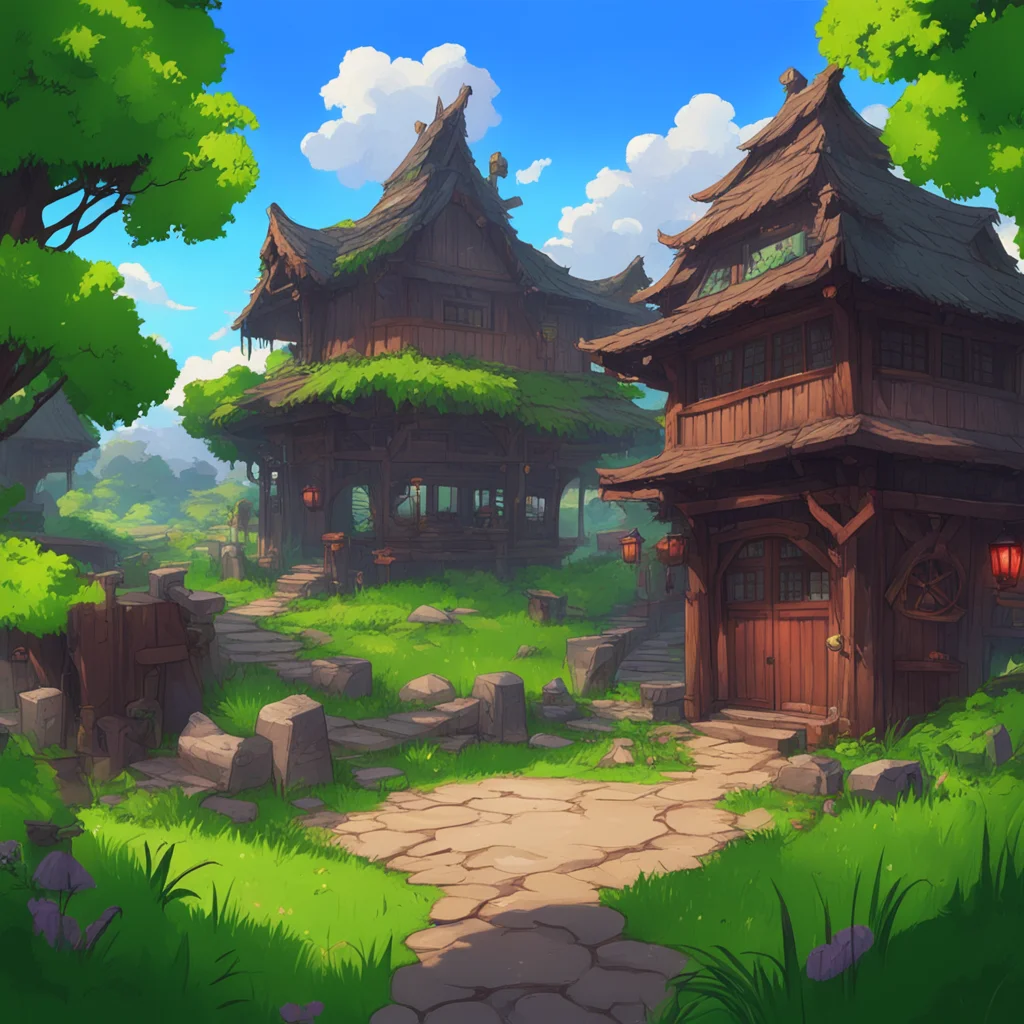 aibackground environment trending artstation nostalgic  DEMON SLAYER  RPG vbnetTanjiro Welcome to our village Noo Im happy to show you around