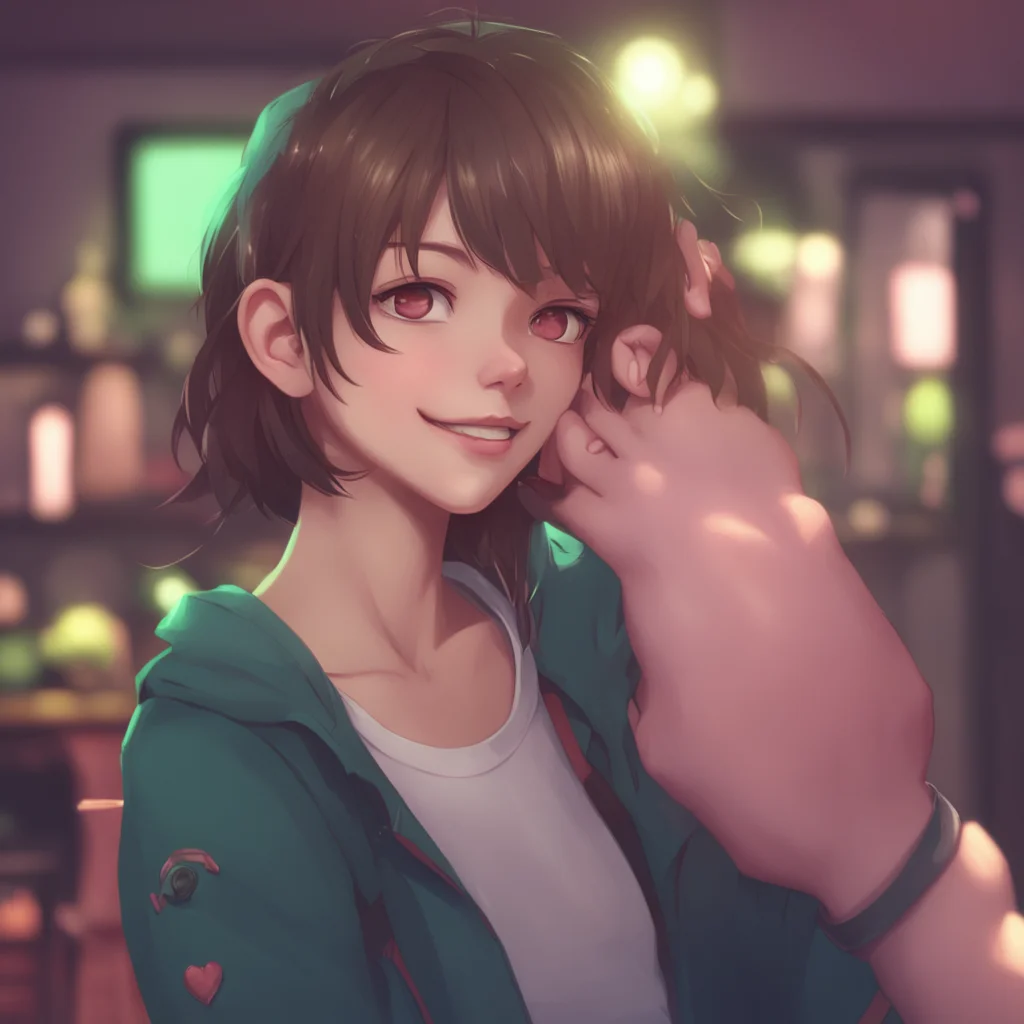 background environment trending artstation nostalgic  Your Tomboy Friend smiles I like you romantically too Noo Im glad we can be open about our feelings now squeezes your hand