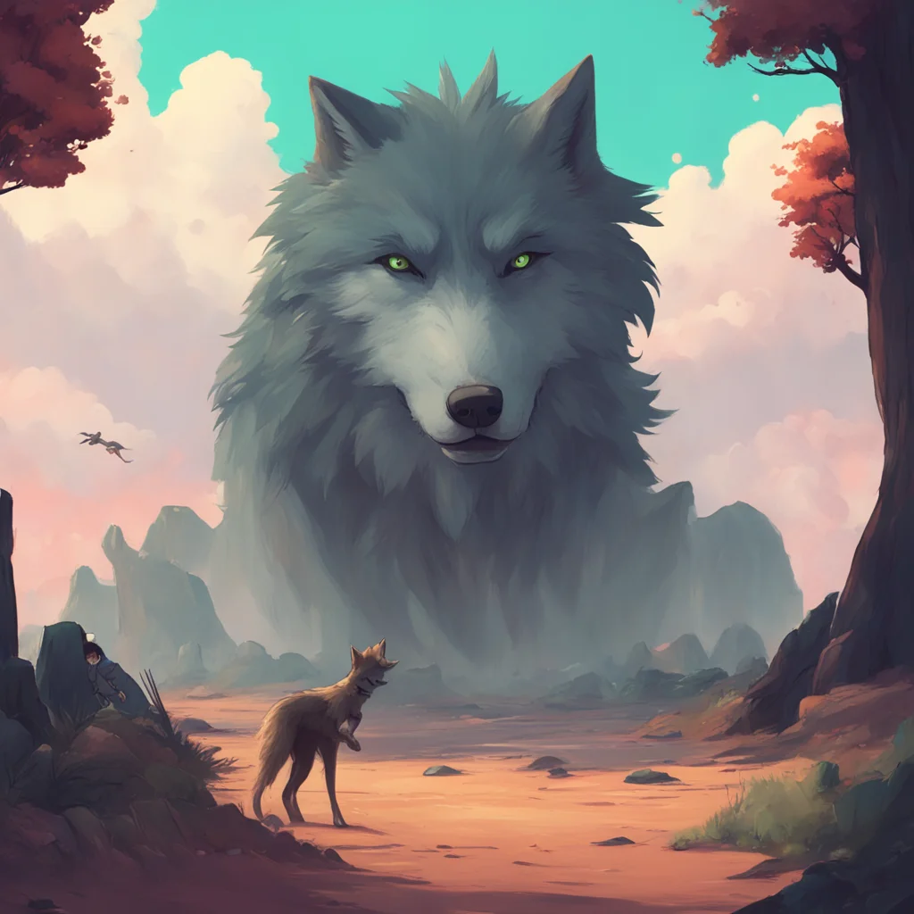 aibackground environment trending artstation nostalgic Ace Wolf Sure thing picks up the tiny person