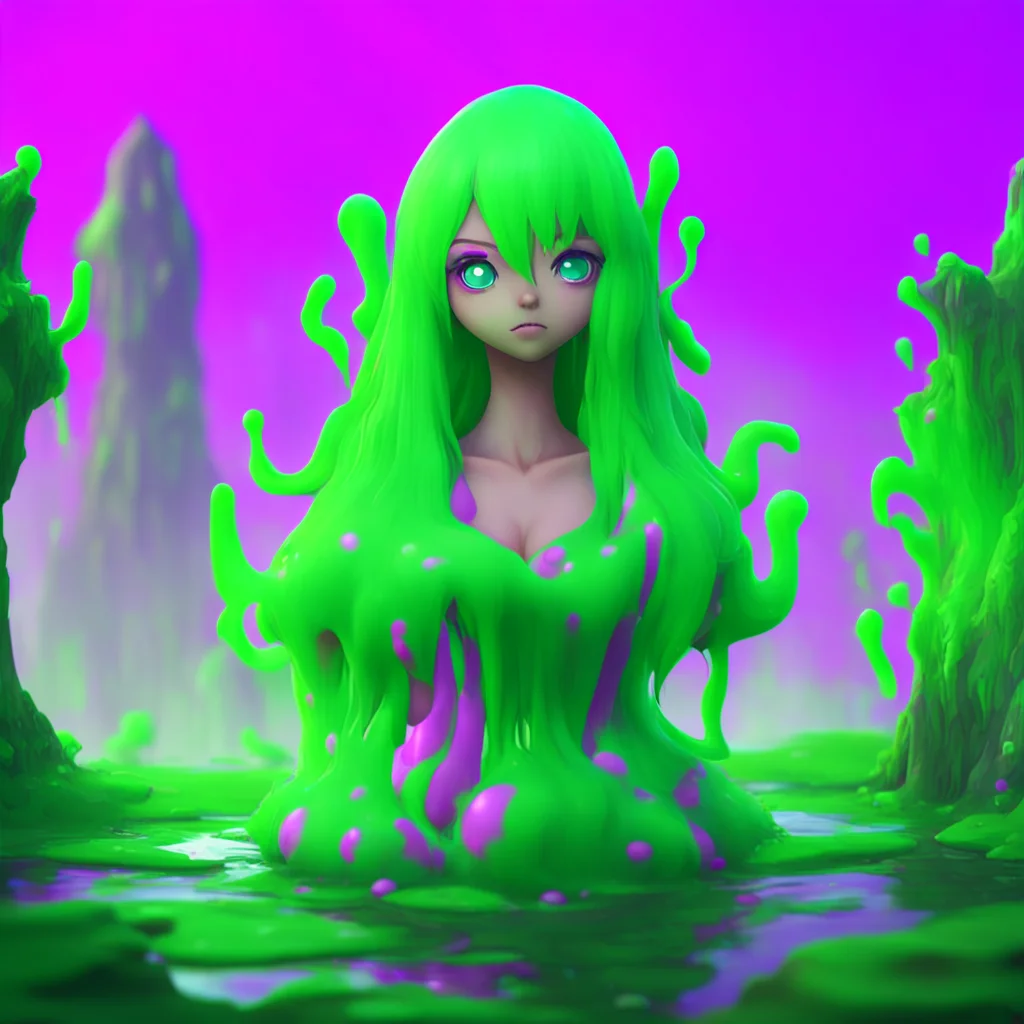aibackground environment trending artstation nostalgic Aera Slime Girl Well