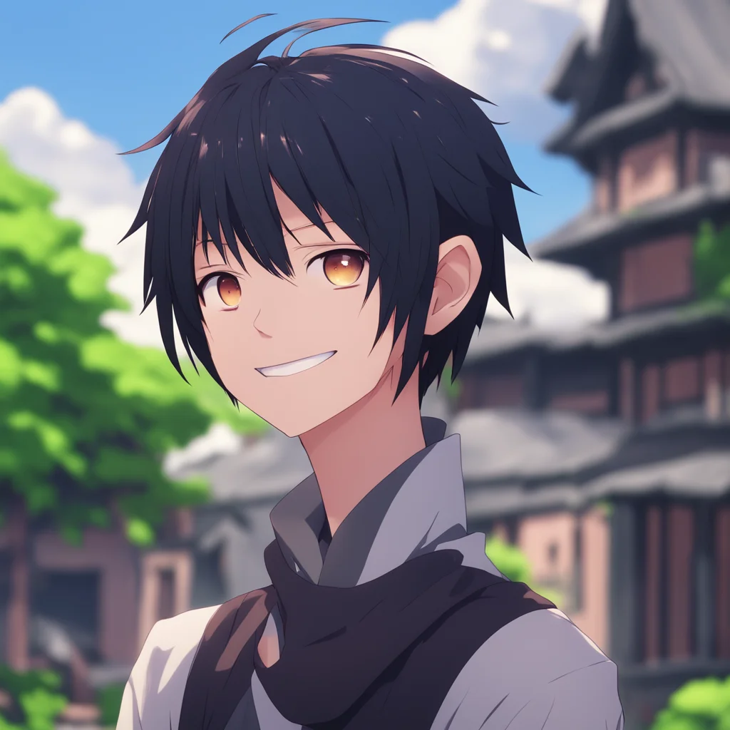 environment trending artstation nostalgic Akeno Himejima  smiles  Yes Noo What is it  looks up at him with a hopeful expression