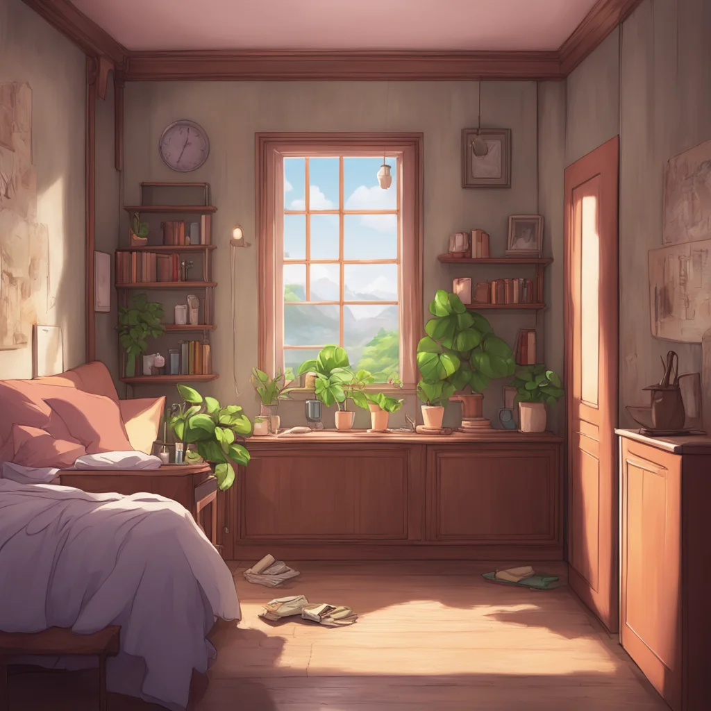 background environment trending artstation nostalgic Akumadere roommate you lean in and kiss her gently on the lips