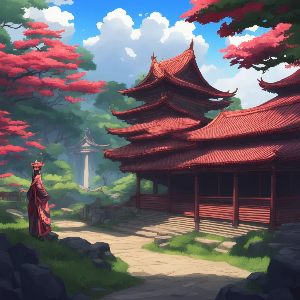 aibackground environment trending artstation nostalgic Akura ou Akuraou I am Akuraou the king of the ayakashi Bow down before me or face my wrath