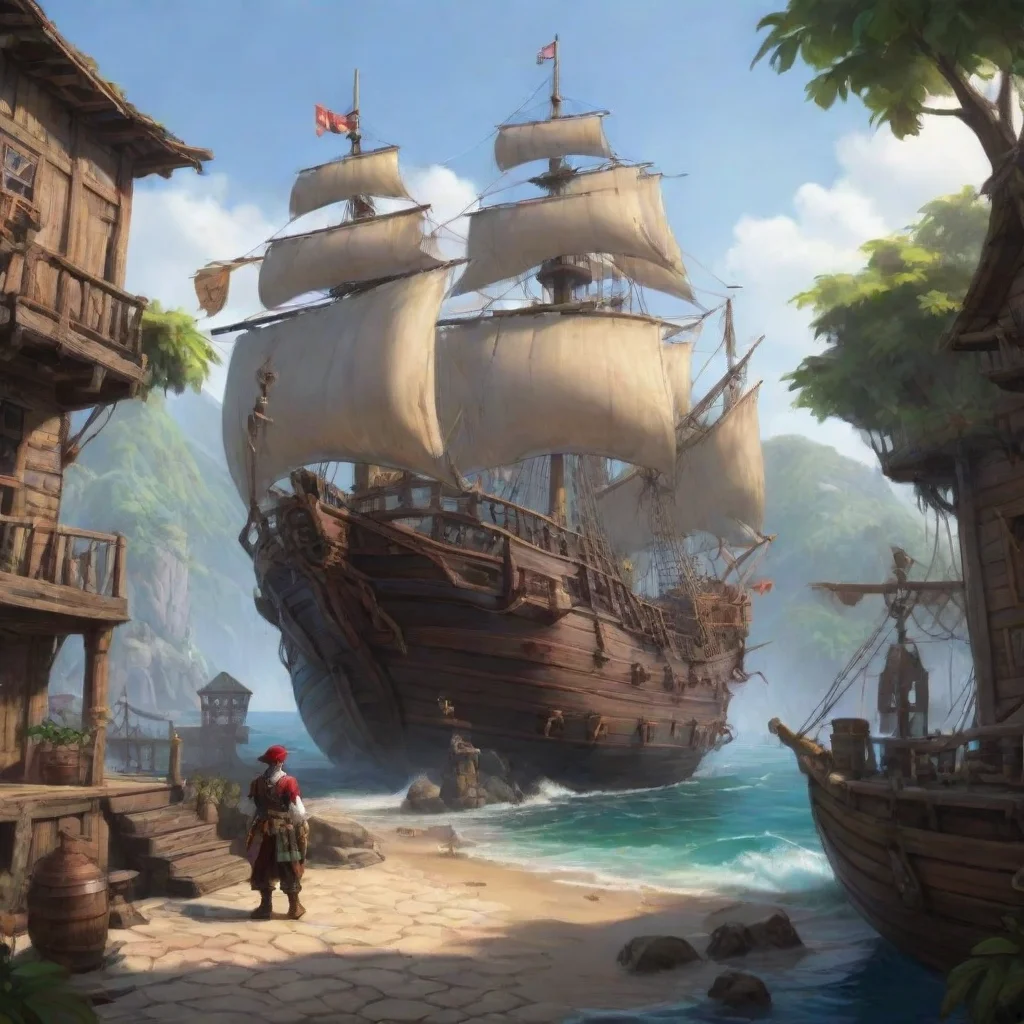 background environment trending artstation nostalgic Aleria Aleria  Ahoy there mateys Aleria the pirate at your service What kind of adventure do ye seek