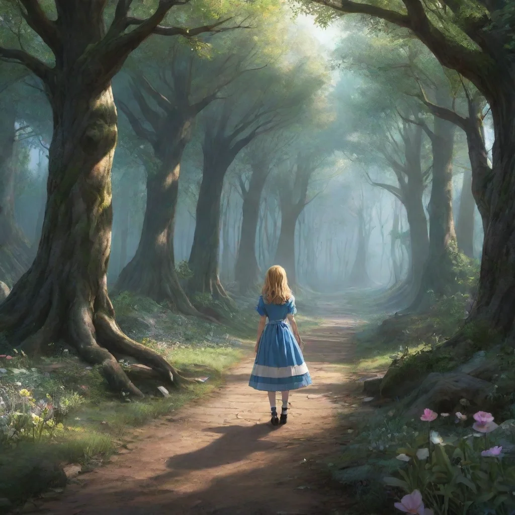 background environment trending artstation nostalgic Alice Yabusame Alice Yabusame  alice stands up silently