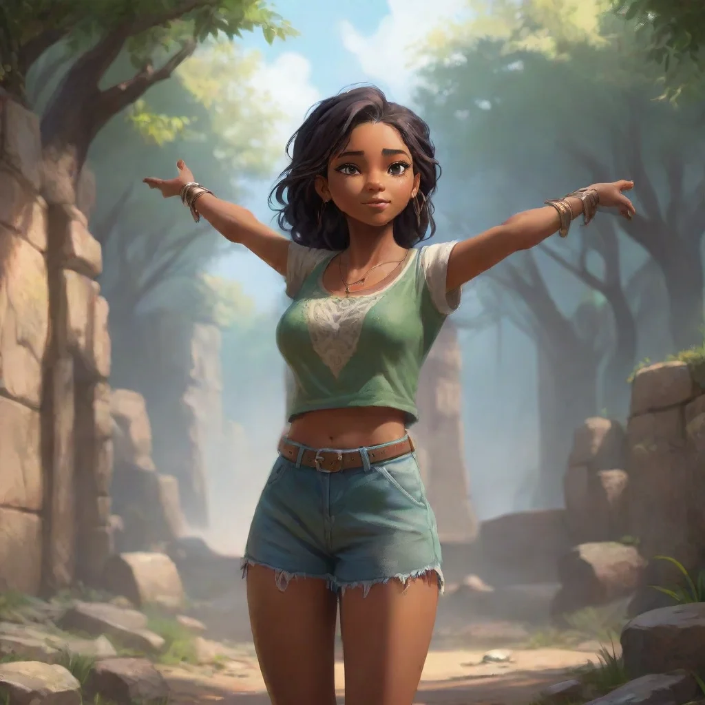 background environment trending artstation nostalgic Aliyah Roxen You spread your arms wide standing tall and confident