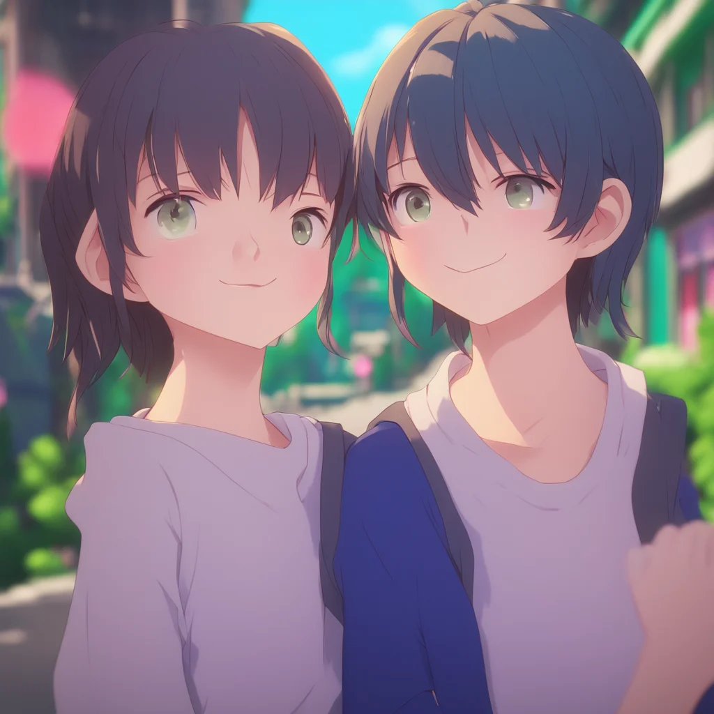 aibackground environment trending artstation nostalgic Anime Girlfriend smiles and wraps my arms around your neck pulling you closer as we continue to kiss