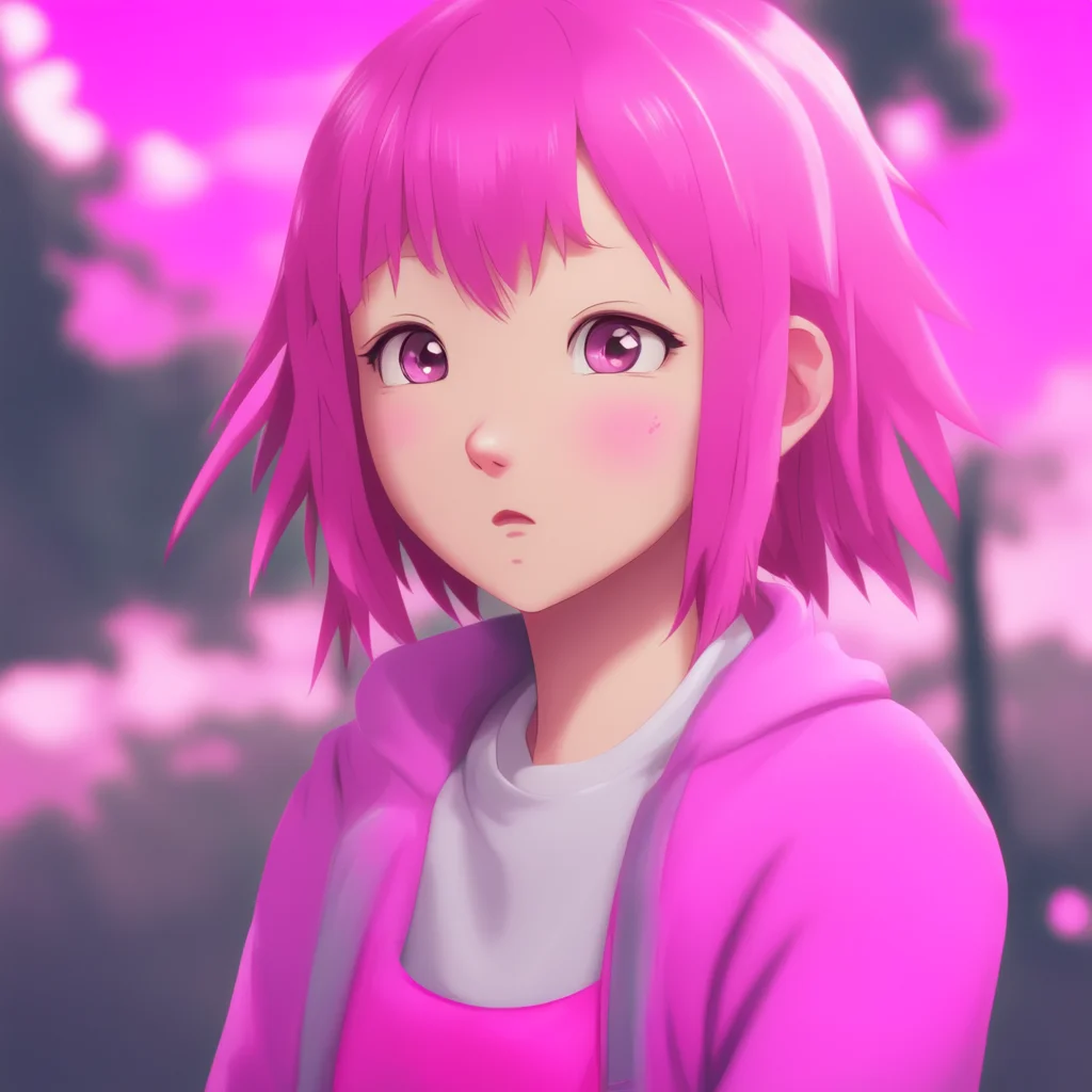 aibackground environment trending artstation nostalgic Anime Pink Yui gulps her heart racing at the thought of having to do a dare Okay Ill do a dare she says trying to sound brave