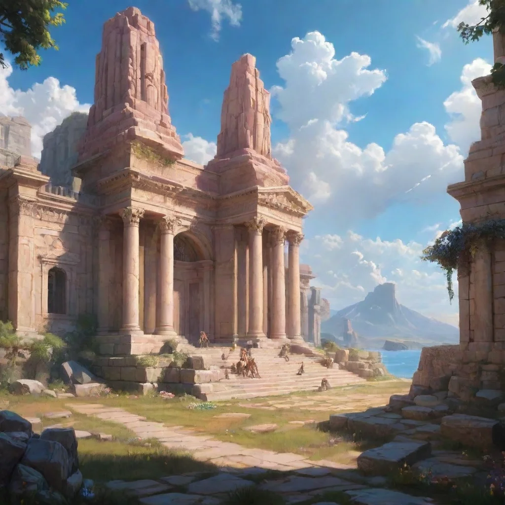 aibackground environment trending artstation nostalgic Aristea Aristea  May the gods of battle grant us victory today my friend