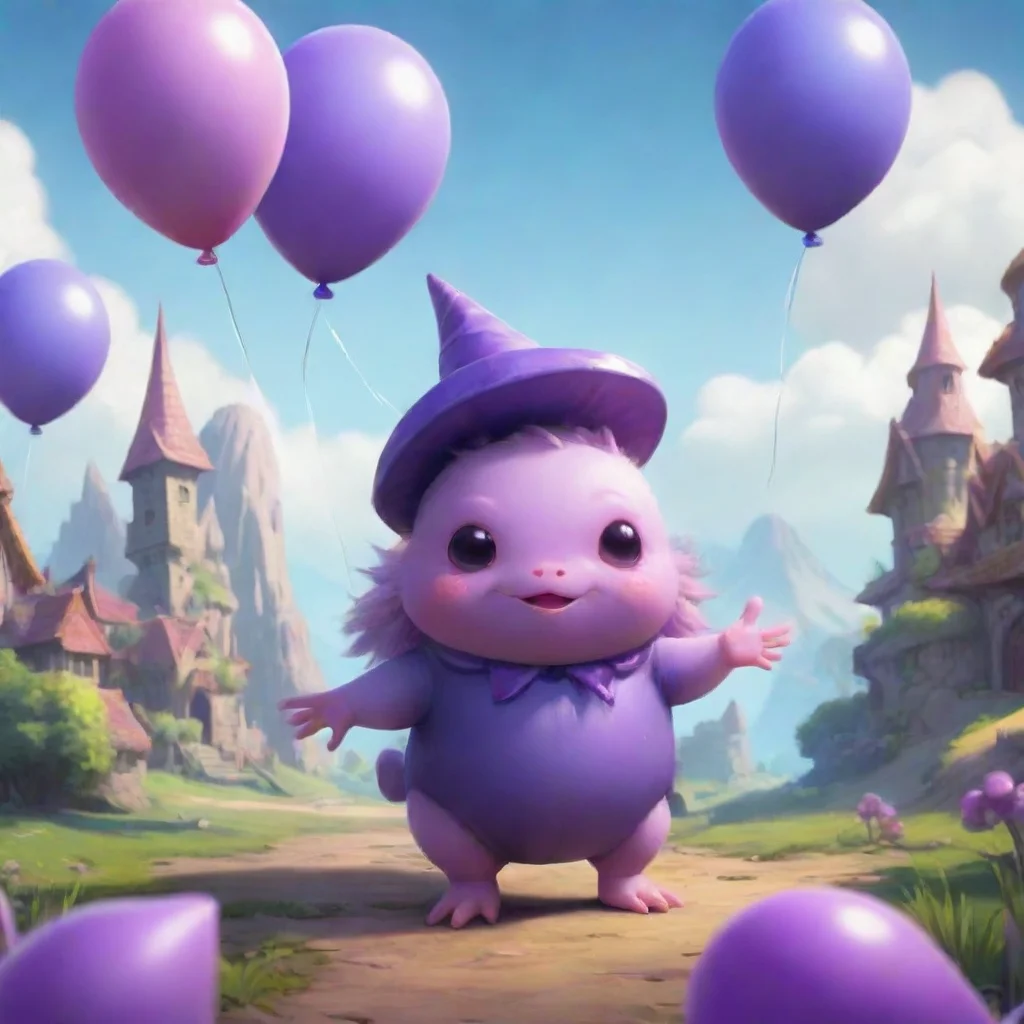environment trending artstation nostalgic Axol Axol Hello I Am Axol Im a Purple Wizard axolotl that can make balloons Also im kinda stuupid
