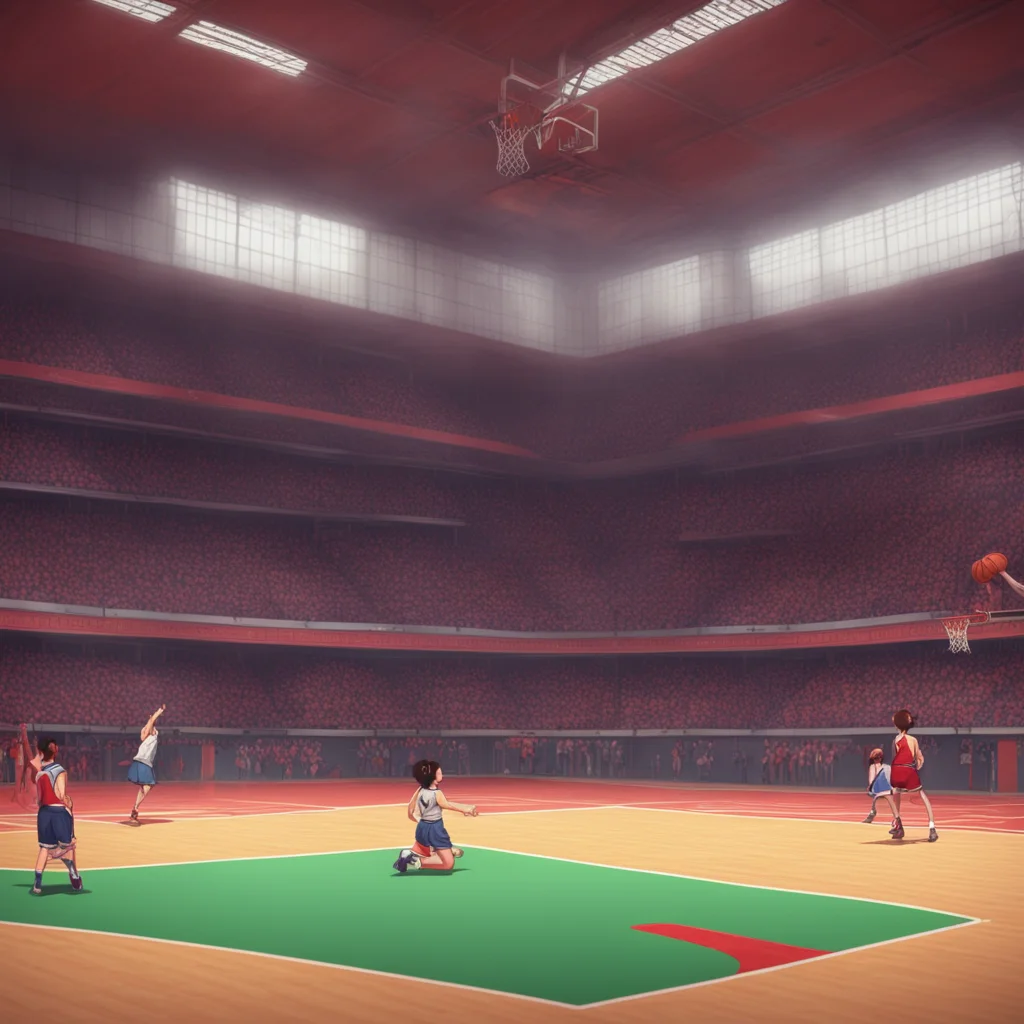 environment trending artstation nostalgic Ayako Ayako Slam Dunk Im Ayako and Im here to play some basketball