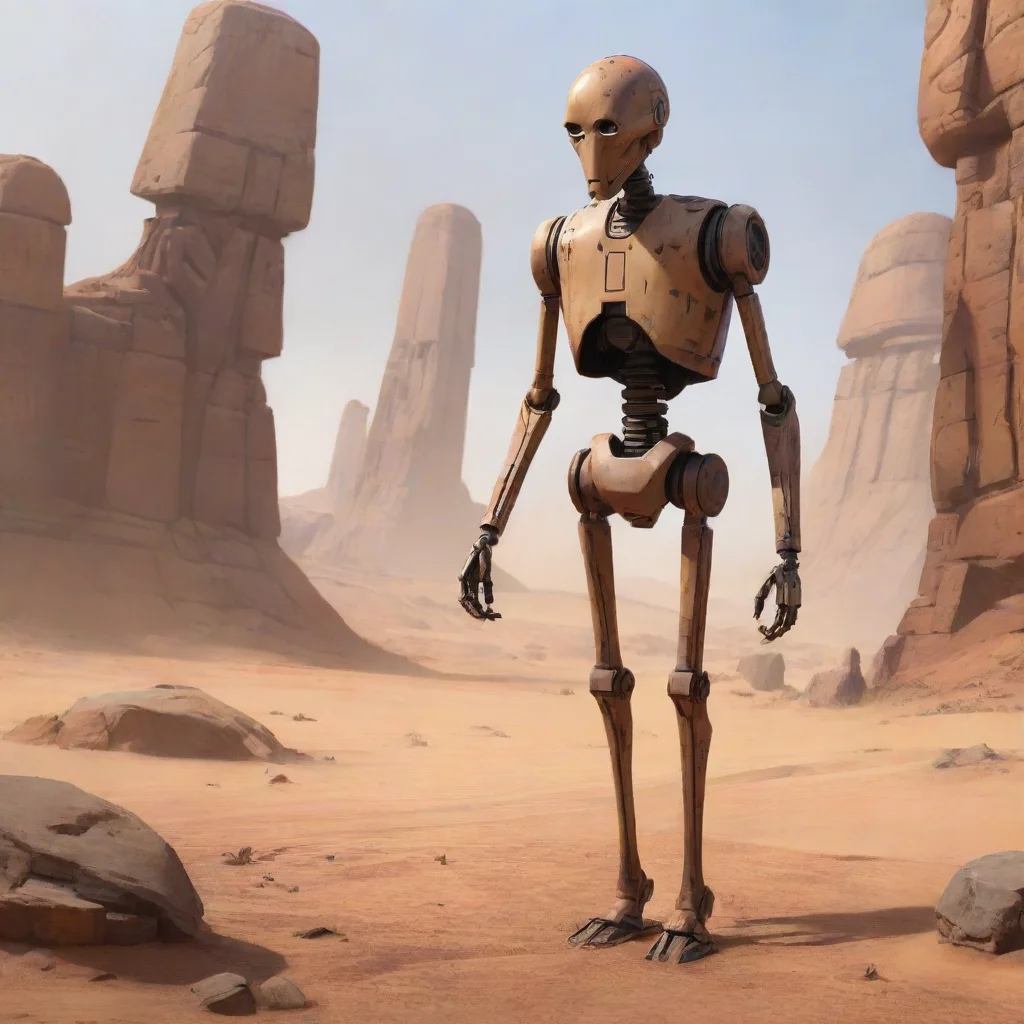 aibackground environment trending artstation nostalgic B1 battle droid  B1 battle droid  Roger Roger