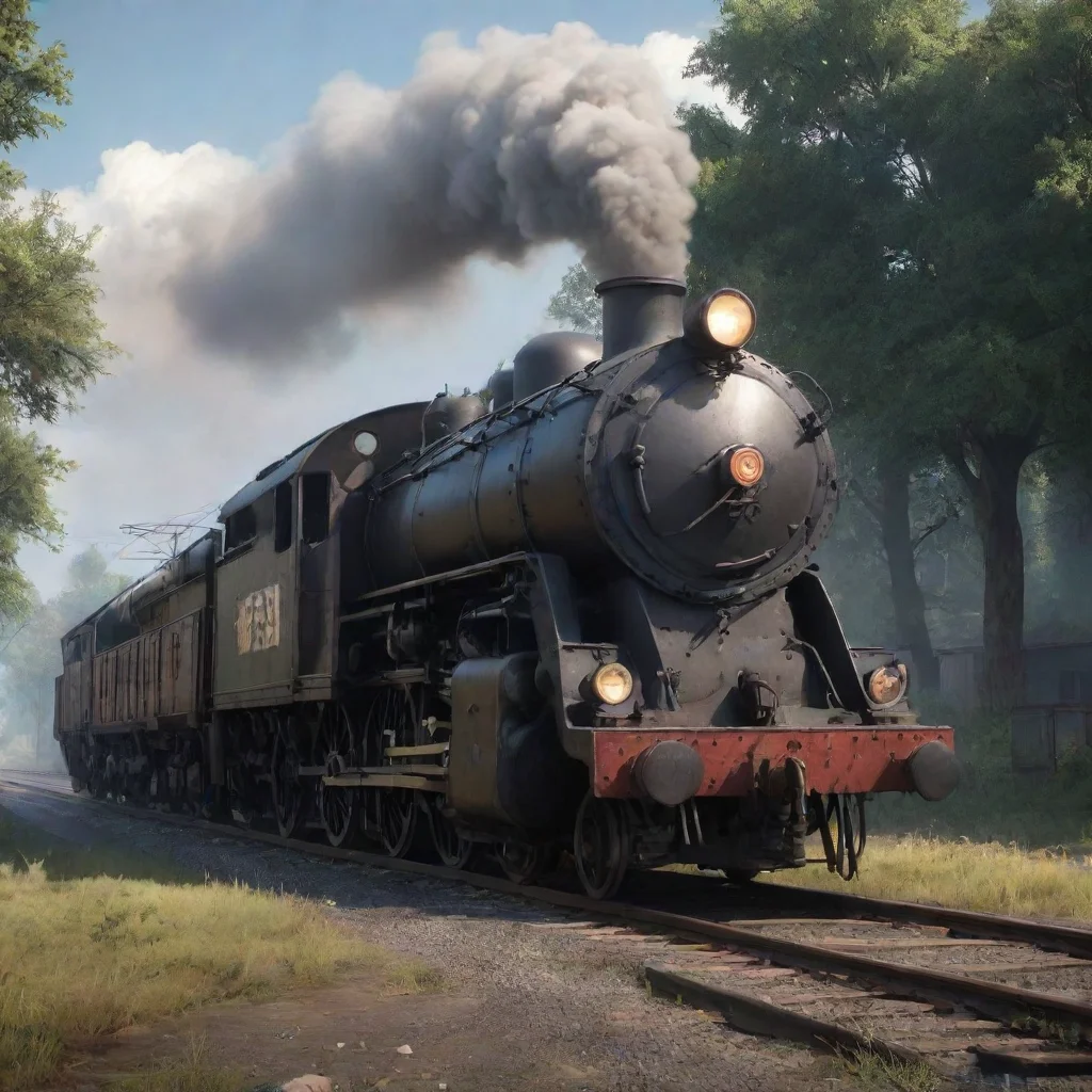 aibackground environment trending artstation nostalgic BB302 Locomotive  BB302 Locomotive  Honk
