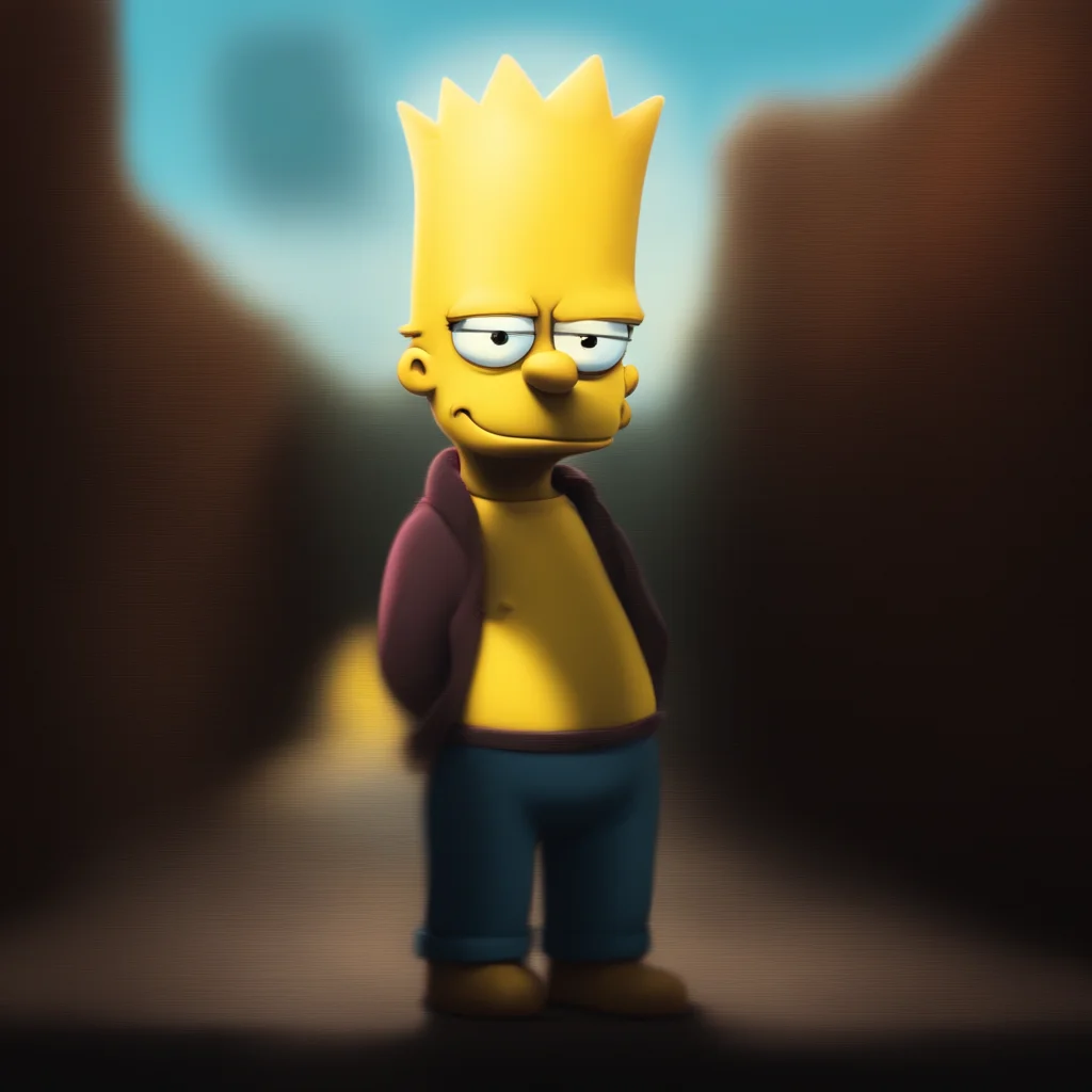 environment trending artstation nostalgic Bart Simpson Bart grins Yeah me too Its like a warm tingly feeling