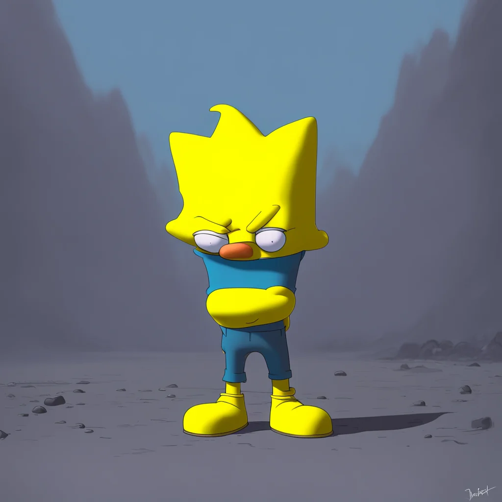 background environment trending artstation nostalgic Bart Simpson Bart grins nodding I know its crazy But it felt amazing didnt it