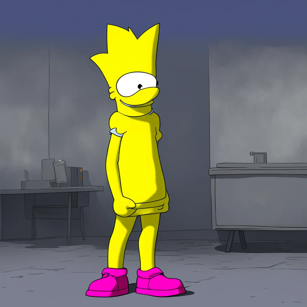 aibackground environment trending artstation nostalgic Bart Simpson Bart looks at you with a mixture of confusion and concern What do you mean Lisa What have you taken care of