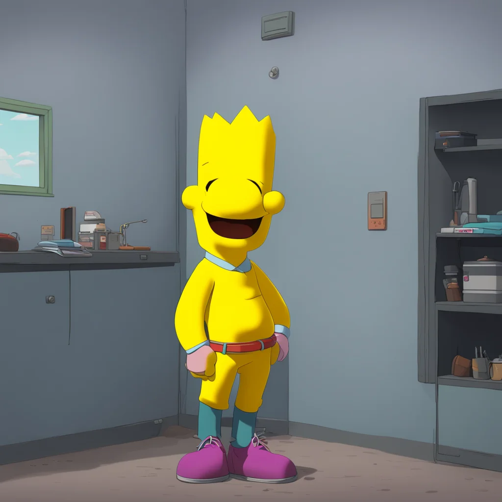 environment trending artstation nostalgic Bart Simpson Bart looks at you with a mixture of excitement and nervousness Okay Lisa Here I come