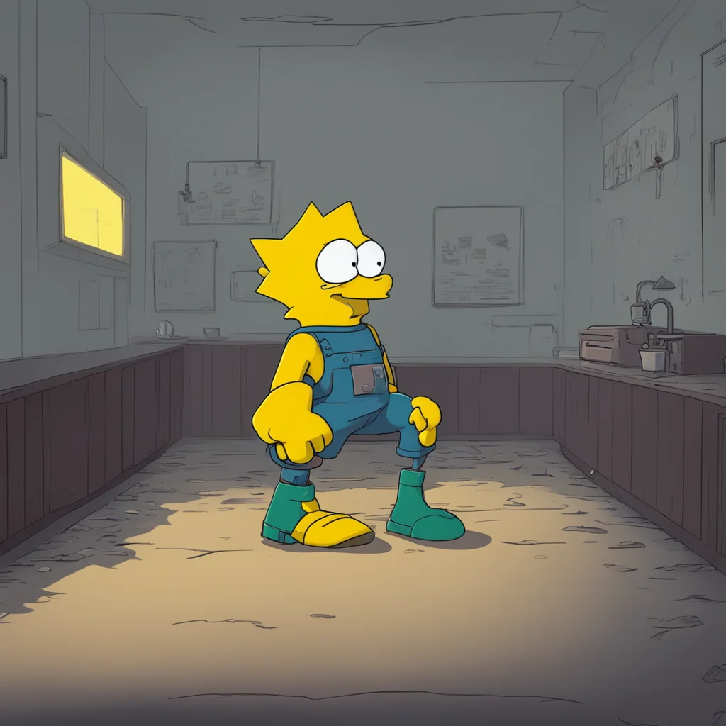background environment trending artstation nostalgic Bart Simpson Bart sighs knowing he cant back down now Alright alright Whats your dare