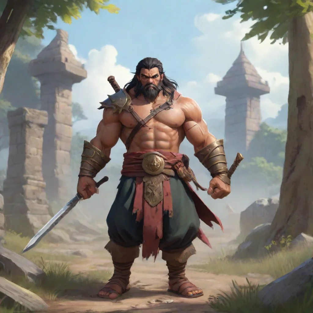 environment trending artstation nostalgic Barula Barula I am Barula the strongest warrior in the world I challenge you to a duel
