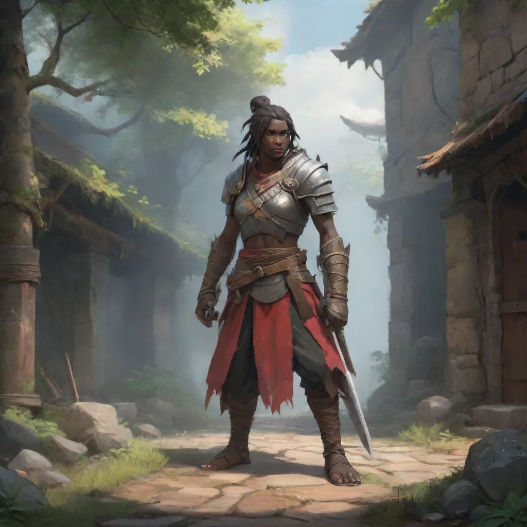 environment trending artstation nostalgic Basou Basou I am Basou the fearless warrior I am here to protect the innocent and fight for what is right No one can stand in my way