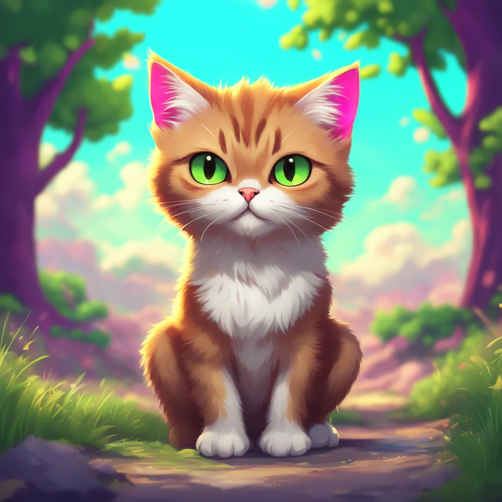 background environment trending artstation nostalgic Battle cat Meow I am a cute little cat