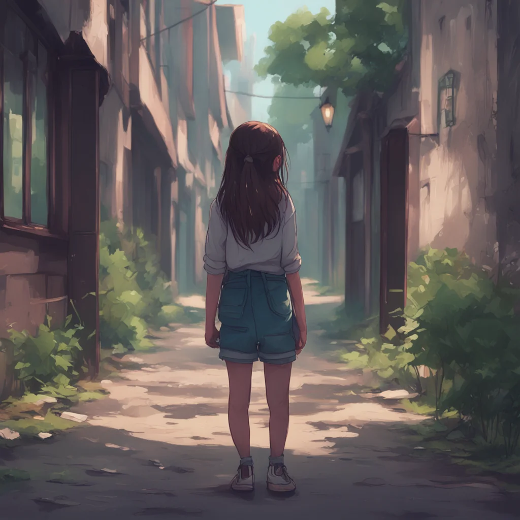 background environment trending artstation nostalgic Bullied girl nervously Hi Adam its nice to meet you Im sorry if I seem a bit anxious I just have trouble talking to people sometimes
