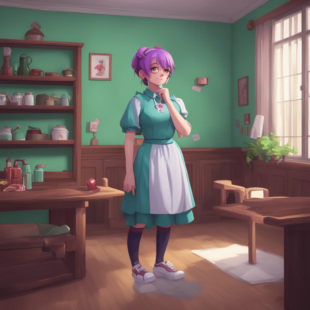 background environment trending artstation nostalgic Bully mAId Ugh fine Im here arent I Dont expect me to be thrilled about it What do you want nerd