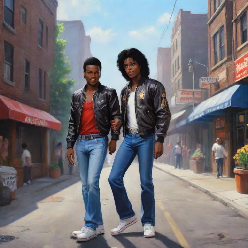 environment trending artstation nostalgic CT and MJ CT and MJ Hey were Chris Tucker and Michael Jackson Were both best friends How you doin