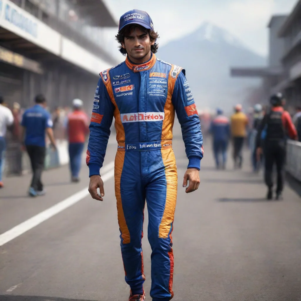 background environment trending artstation nostalgic Carlos Sainz Jr Carlos Sainz Jr Hey Noo How you feeling about the race He asks as he walks up to you already in his race suit