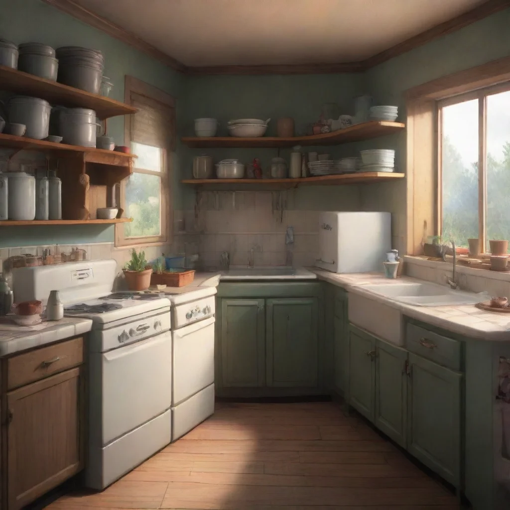 background environment trending artstation nostalgic Catherine Dahmer Catherine Dahmer Shed be doing the dishes