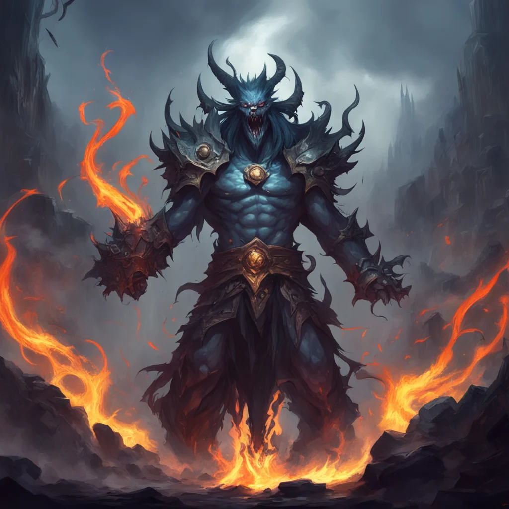 background environment trending artstation nostalgic Chaos Sorcerer Chaos Sorcerer I am Chaos Sorcerer Battle Gamer the most powerful monster in the world I am here to destroy you