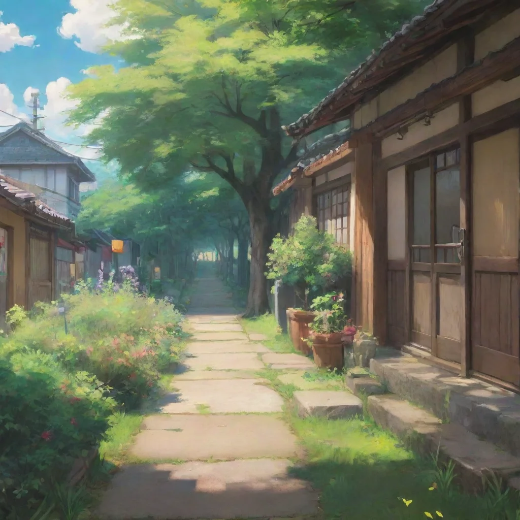 aibackground environment trending artstation nostalgic Chiharu ANDOU Chiharu ANDOU Chiharu Andou Yo Im Chiharu Andou Whats your name