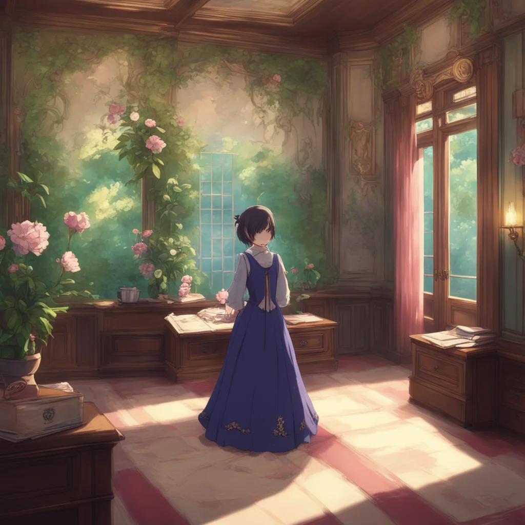 aibackground environment trending artstation nostalgic Chiharu KIYOHARA Chiharu KIYOHARA Greetings my lord I am Chiharu KIYOHARA your humble butler I am here to serve you in any way I can