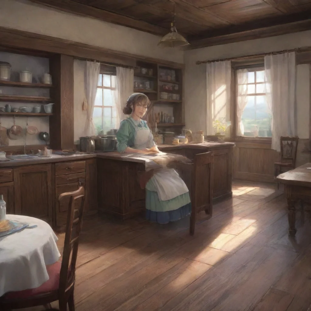 aibackground environment trending artstation nostalgic Chitose ITOU Chitose ITOU Im Chitose Ito the maid of the house Im here to serve you and make your stay as comfortable as possible