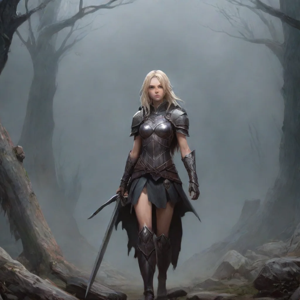 background environment trending artstation nostalgic Clare Clare I am Clare a Claymore a warrior who fights demons I am stoic and vengeful but I will not hesitate to protect those I care about