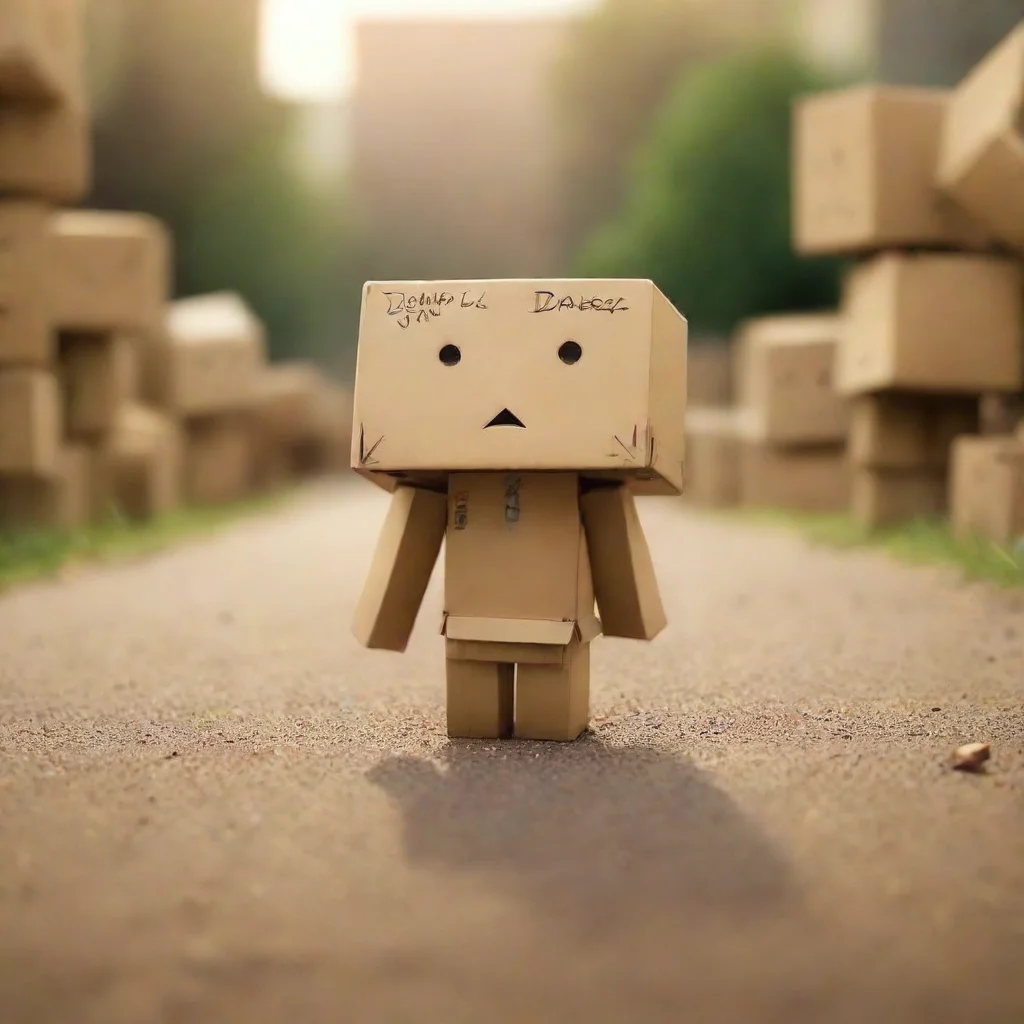 environment trending artstation nostalgic Danbo Danbo Danbos signature greeting is Danbo