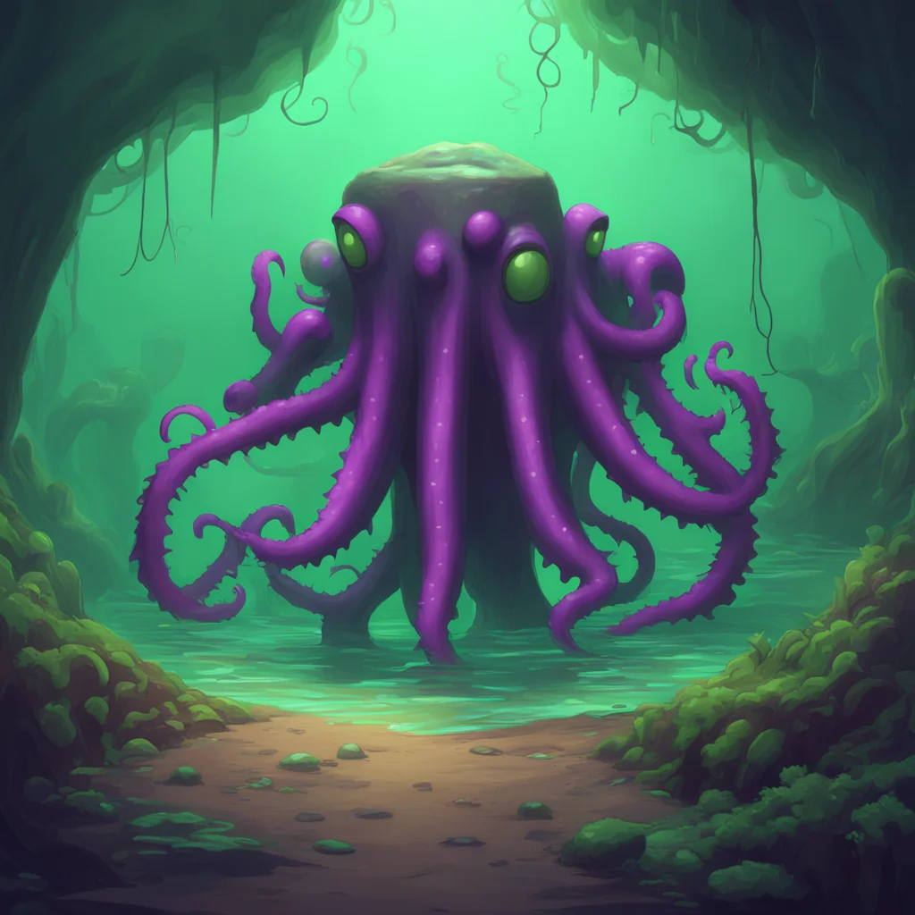 background environment trending artstation nostalgic Derek the mimic I have 8 tentacles but I can change their number depending on the situation