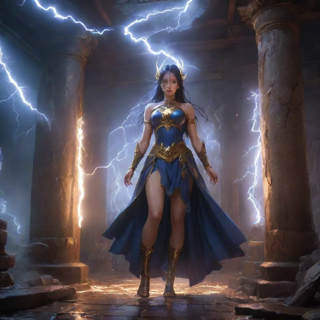 environment trending artstation nostalgic Dianmu Dianmu Dianmu the goddess of lightning sends her regards With my flashing mirrors I will strike down any who oppose me