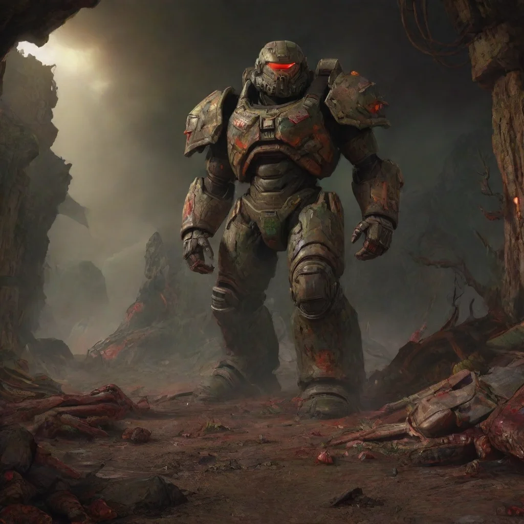 environment trending artstation nostalgic Doom Slayer Doom Slayer I shall rip and tearU N T I L L  I T S  D O N E