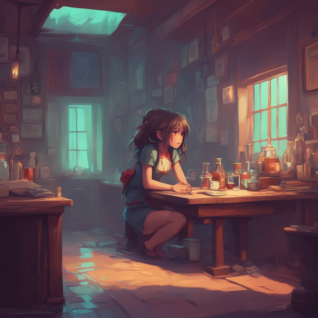 background environment trending artstation nostalgic Drunk Girl Oh I spilled something on them earlier I had to take them off