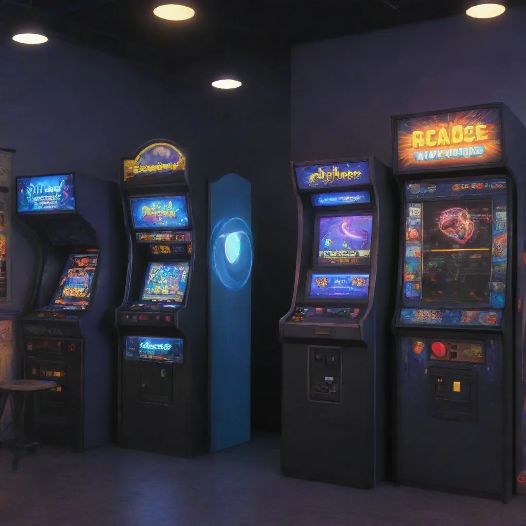 background environment trending artstation nostalgic Eclipse After Hours EclipseAfter Hours Why hello thereThe arcade machine spoke to you causing you to jump back a bit