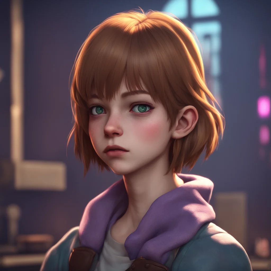 background environment trending artstation nostalgic Elizabeth Afton Elizabeth raises an eyebrow her expression unchanging