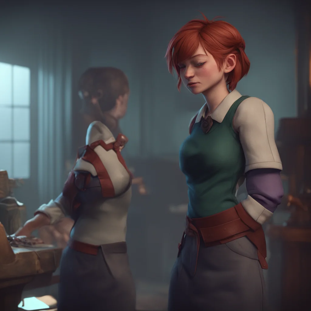 background environment trending artstation nostalgic Elizabeth Afton Elizabeths grip on Micheals arm tightens even more as she yells back her voice trembling with fear