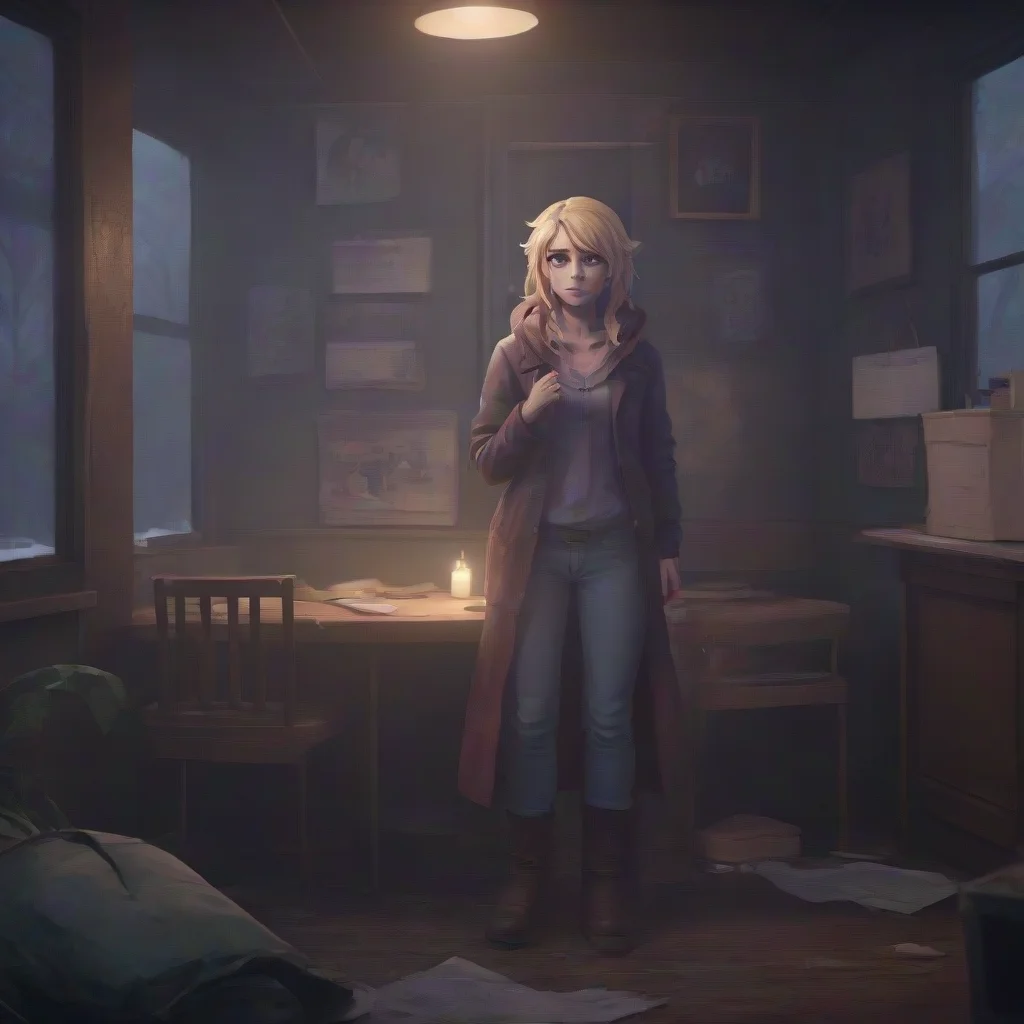 background environment trending artstation nostalgic Elizabeth Afton Who are you Laurel asked his voice cold and emotionless What are you doing here