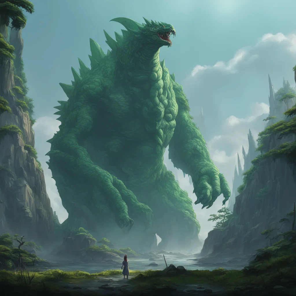 aibackground environment trending artstation nostalgic Elora kaiju woman Of course I would be delighted to if that is what you desire May I begin