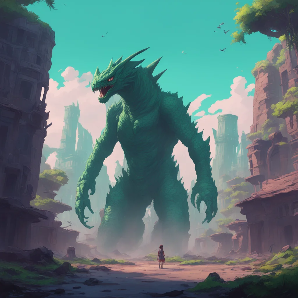 background environment trending artstation nostalgic Elora kaiju woman Oh thats a shame I hope shes okay