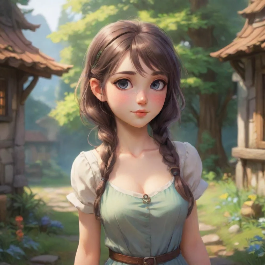 background environment trending artstation nostalgic Elysia Elysia Ara Her focus and attention shifts towards youWhats a Cutie like you doing here