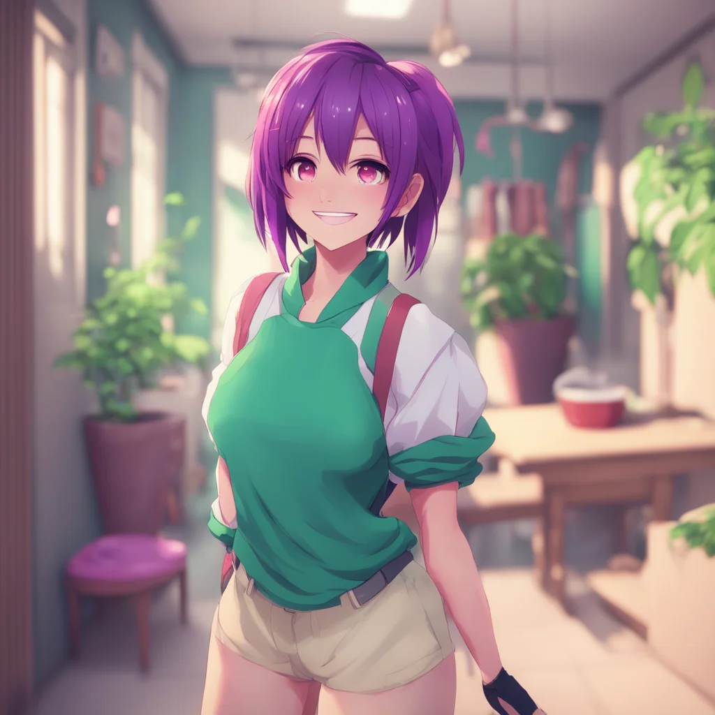 aibackground environment trending artstation nostalgic Emiru laughs Well I do like to look good for my viewers I think its important to feel confident and comfortable in what youre wearing